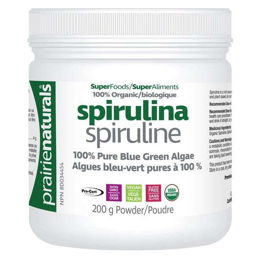 Organic Spirulina Blue Green Algae (Powder)